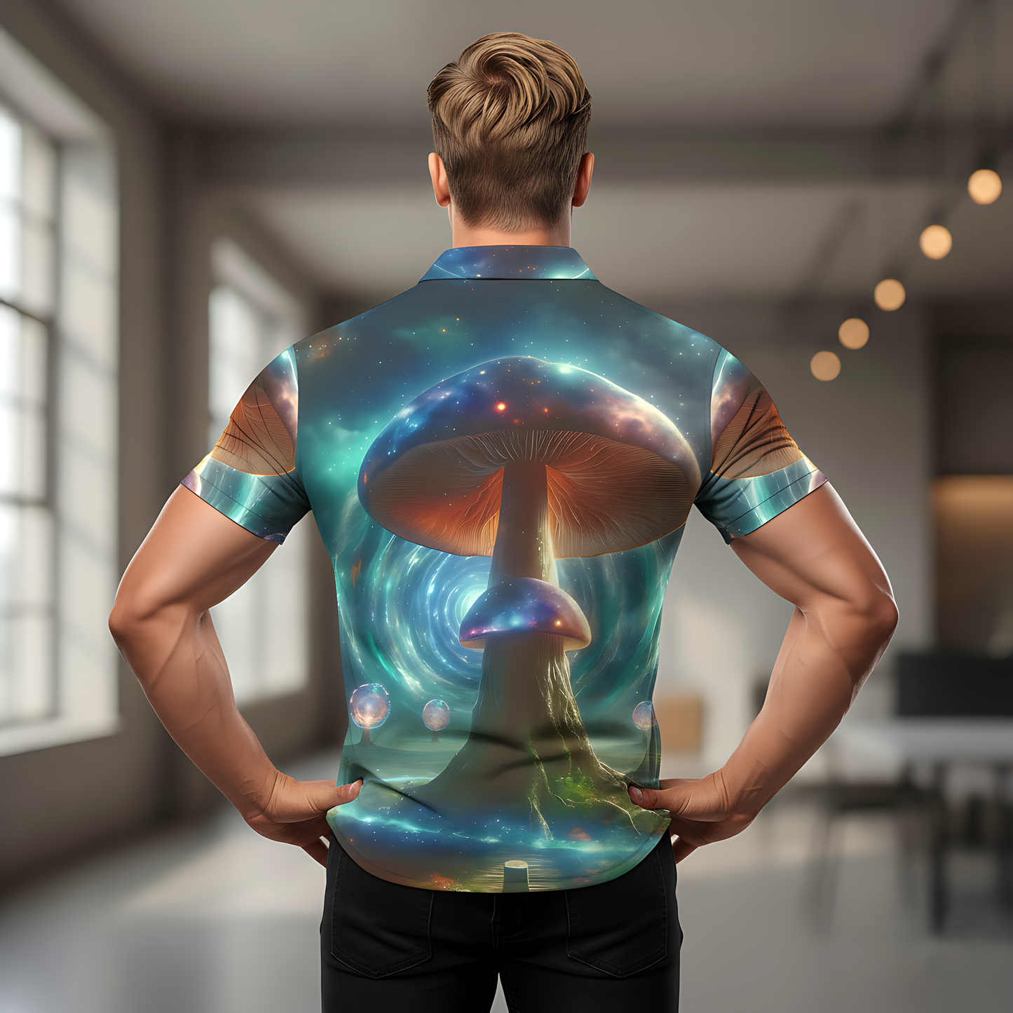 Galactic Mushroom Portal Shirt #10