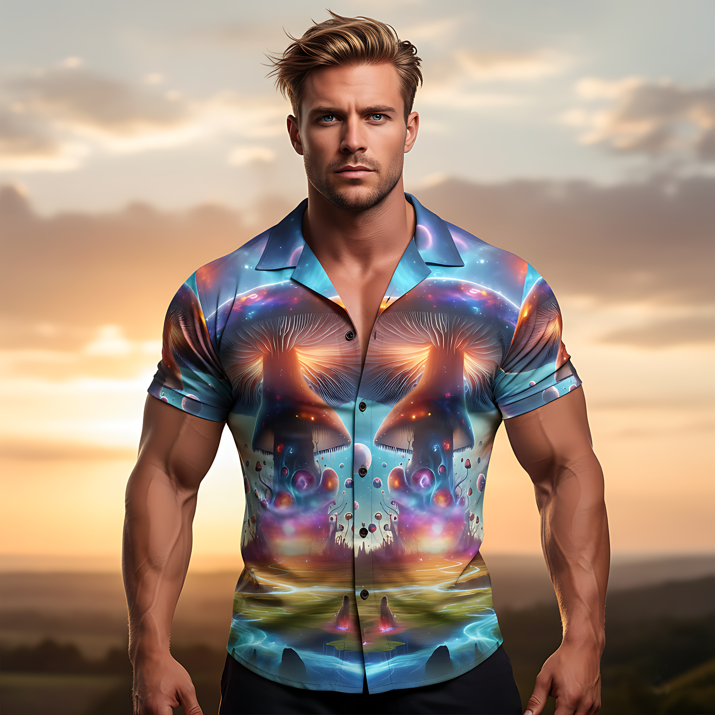Galactic Mushroom Portal Shirt #11