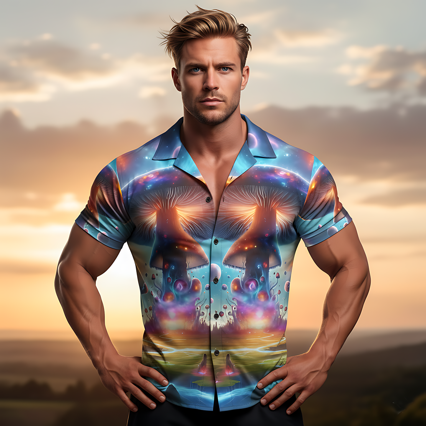 Galactic Mushroom Portal Shirt #11