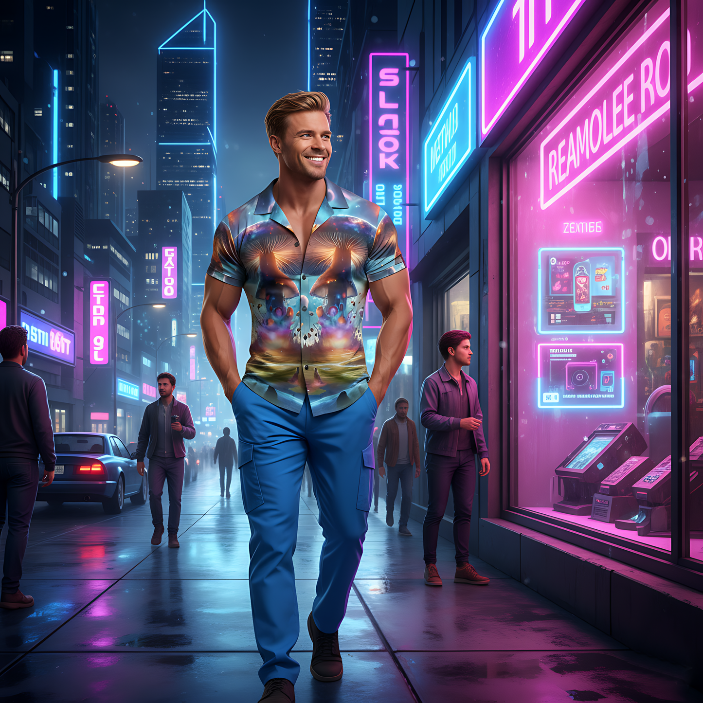 Galactic Mushroom Portal Shirt #11