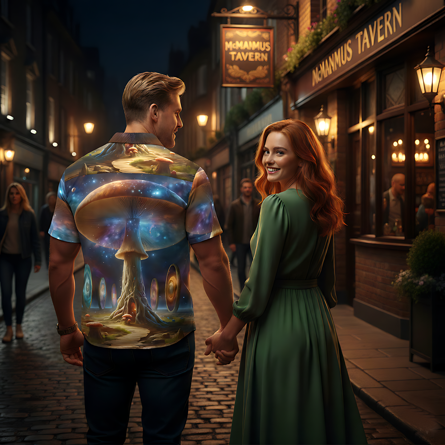 Galactic Mushroom Portal Shirt #12