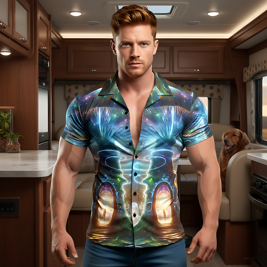 Galactic Mushroom Portal Shirt #3