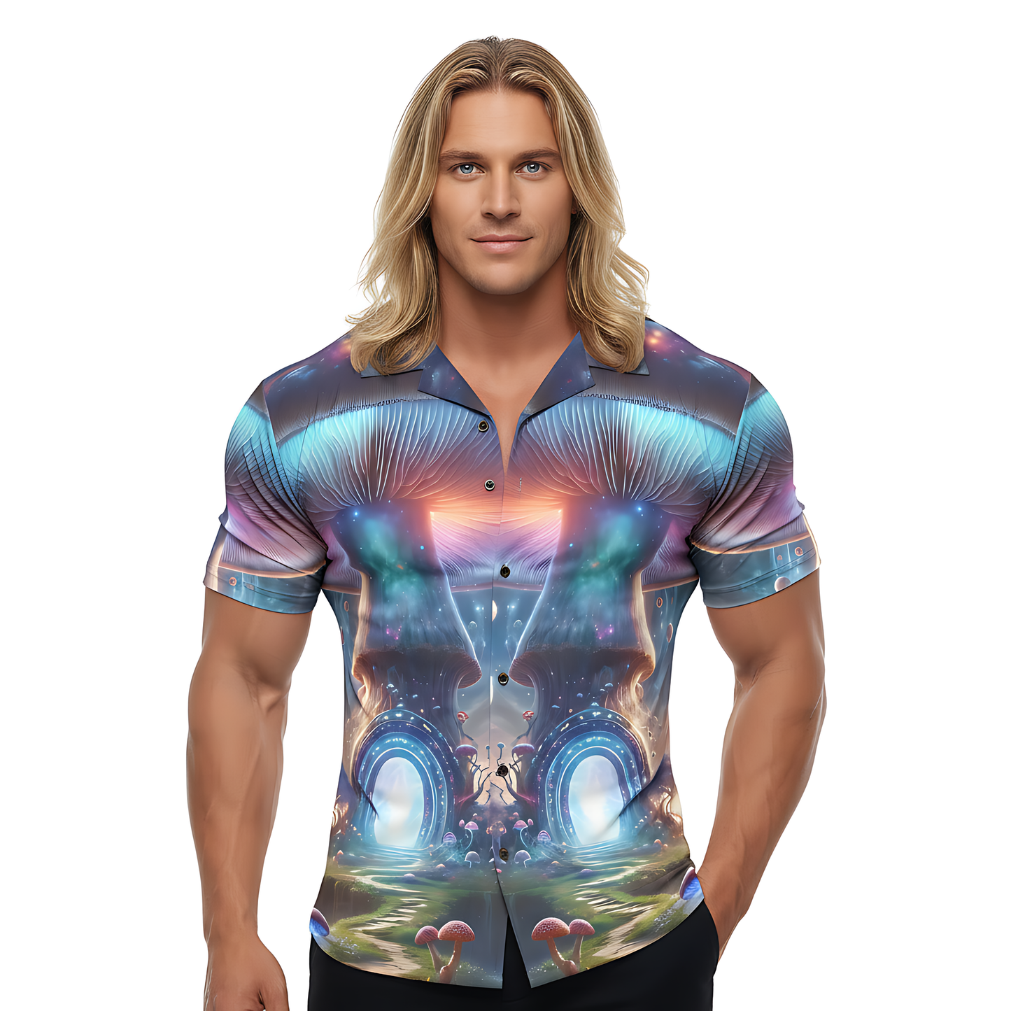 Galactic Mushroom Portal Shirt #4