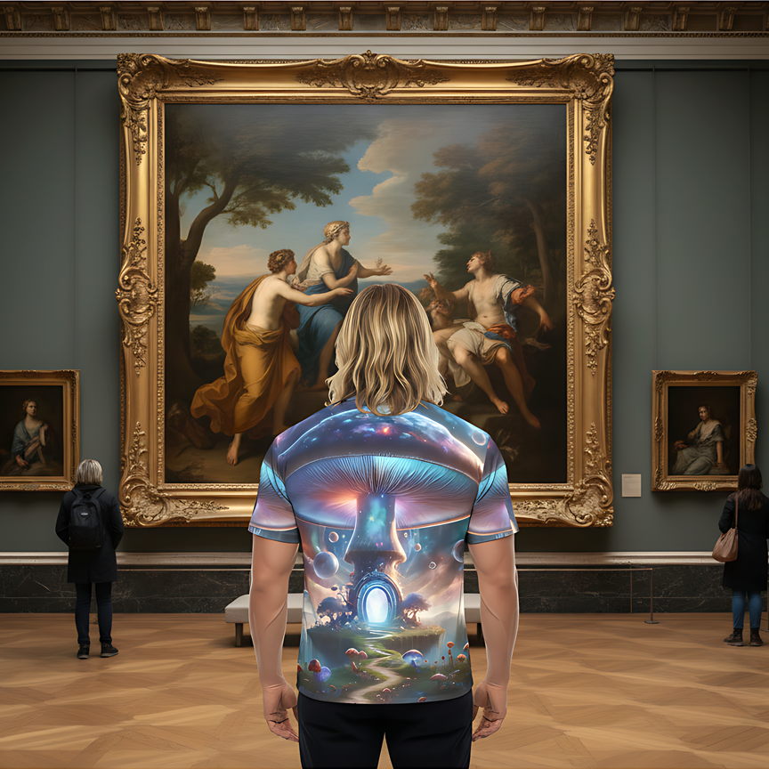 Galactic Mushroom Portal Shirt #4