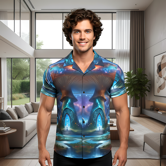 Galactic Mushroom Portal Shirt #5