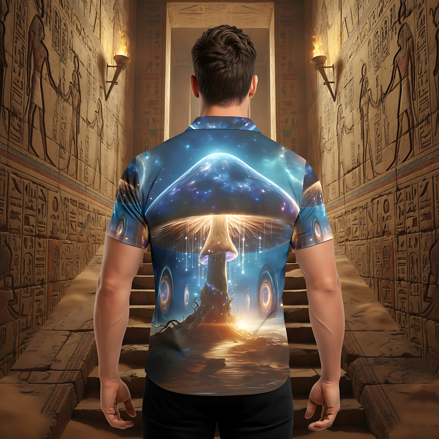 Galactic Mushroom Portal Shirt #9