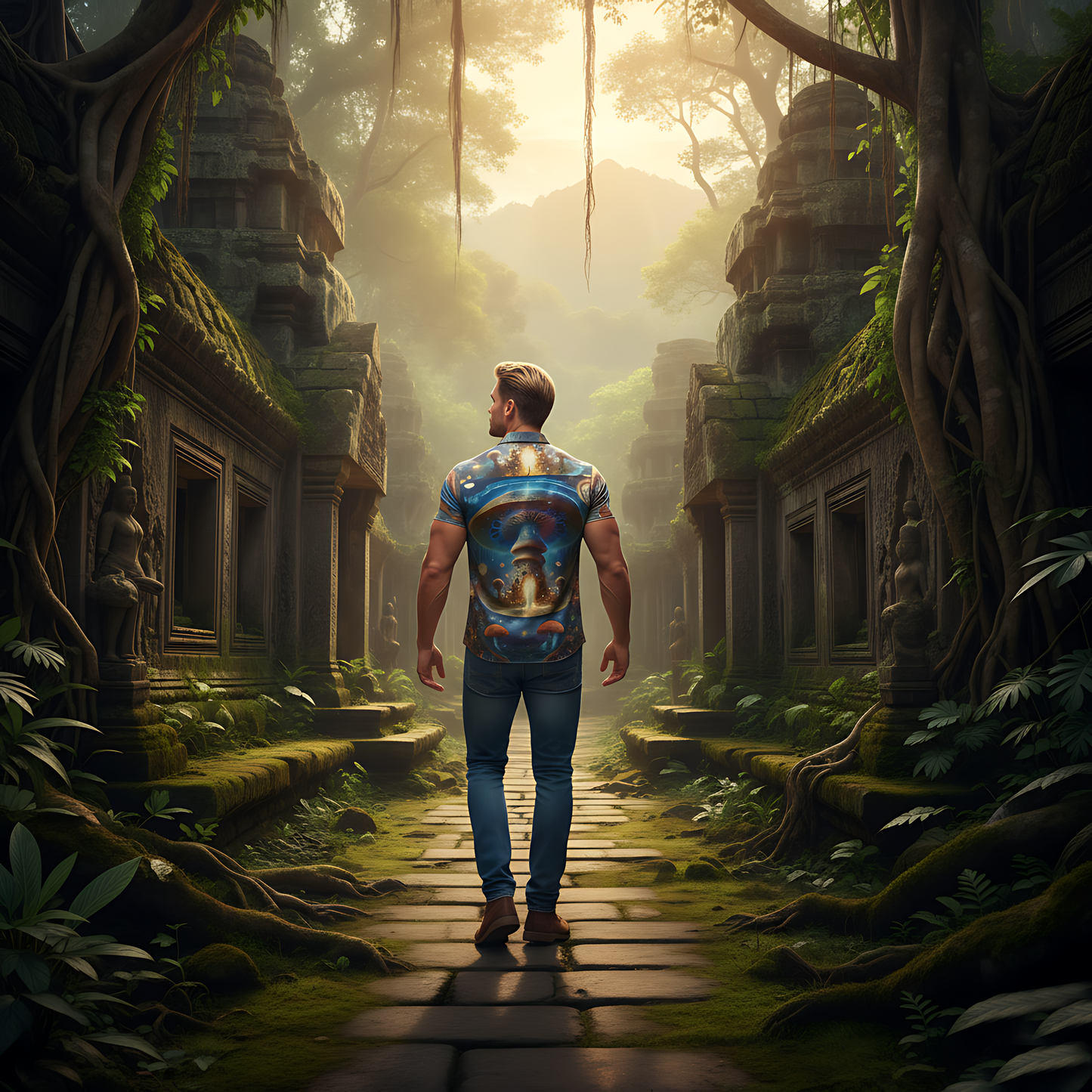 Galactic Mushroom Portal Shirt #6